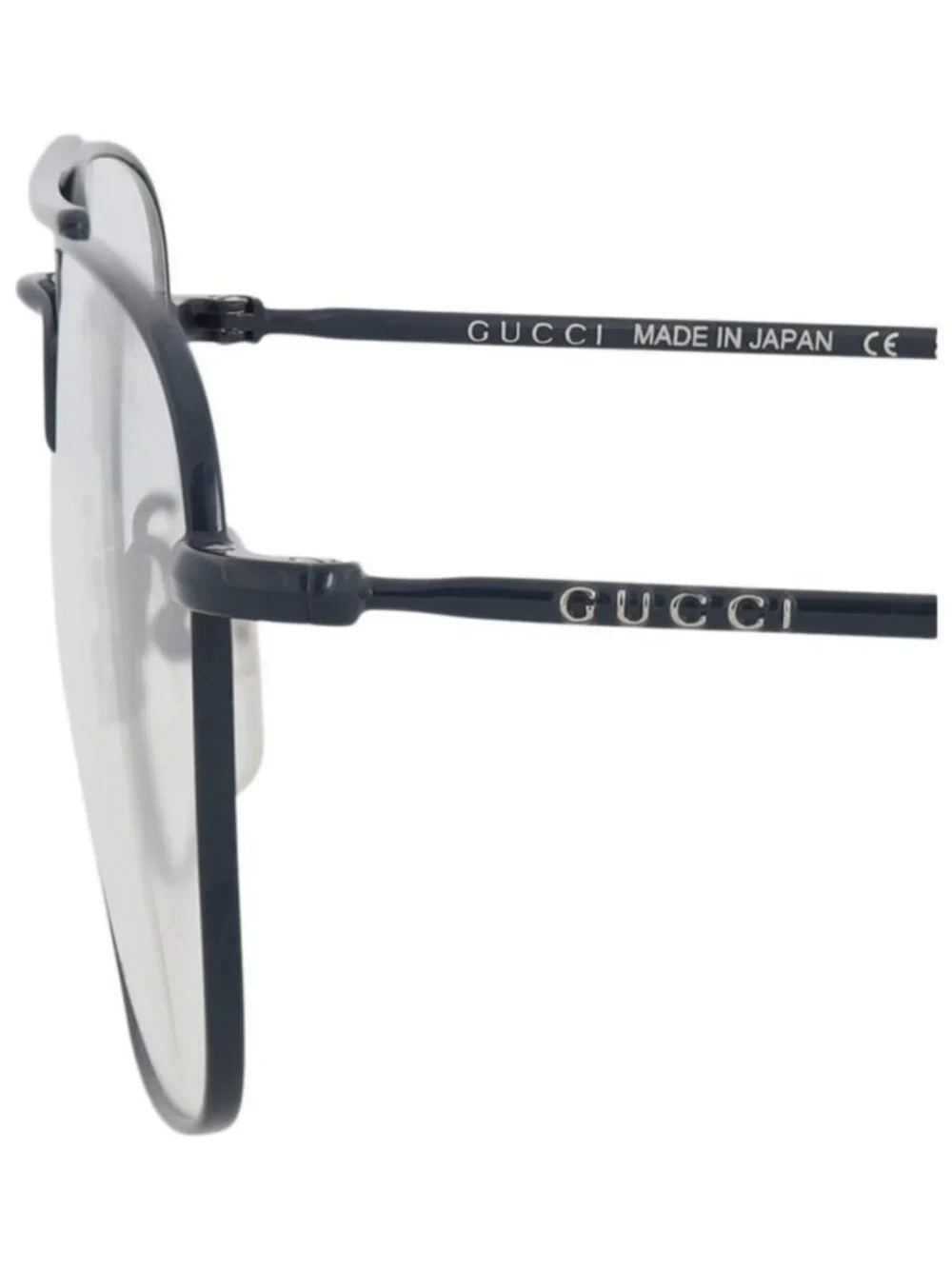 New Gucci Mens Aviator Blue Blue Transparent Fashion Designer Eyeglasses